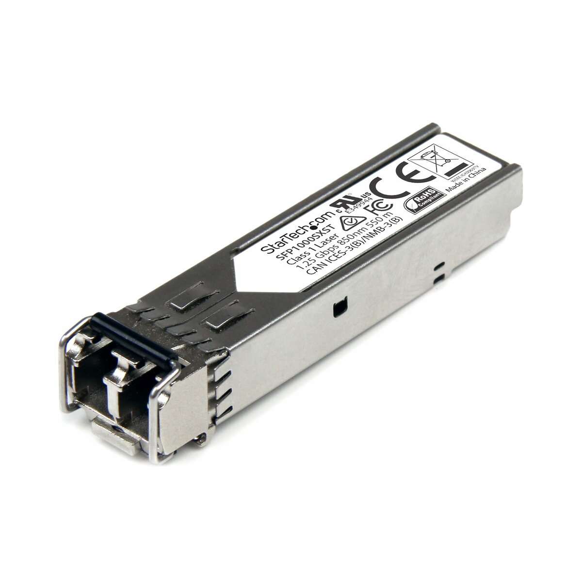 folie 1 von 3, vergrößern, 1000base-sx - gigabit transceiver - lc glasfaser - msa konform - 550m - gigabit sfp modul - multi mode sfp (sfp1000sxst)
