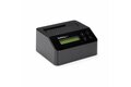 folie 1 von 6, vergrößern, 1-bay festplatten löscher, selbständiges hdd/ssd löschgerät, 4kn, usb 3.0 auf sata iii (6 gbit/s), 9 löschmodi, lcd bildschirm, db9 druckeranschluss, taa konform (sdock1eu3p2)