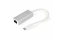 folie 1 von 4, vergrößern, usb-c auf gigabit ethernet adapter - aluminium - thunderbolt 3 port kompatibel - usb typ-c netzwerkadapter (us1gc30a)