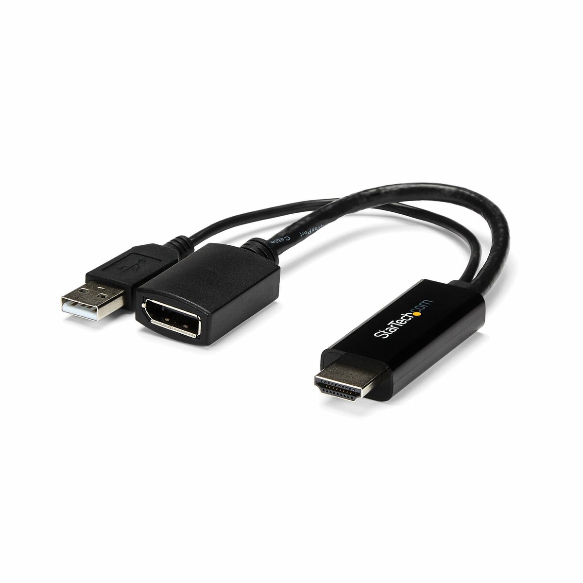 folie 1 von 6, vergrößern, hdmi auf displayport adapter - hdmi auf displayport konverter mit usb power - 4k (hd2dp)