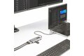 folie 6 von 7, vergrößern, usb-c multiport adapter mit usb-c zu usb-a dongle, usb c docking station 2x hdmi (4k30hz/1080p60hz), 3x usb-a 5gbps, mini dock, laptop dockingstation, 40cm kabel (167b-usbc-multiport)
