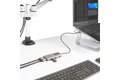 folie 7 von 7, vergrößern, usb-c multiport adapter mit usb-c zu usb-a dongle, usb c docking station 2x hdmi (4k30hz/1080p60hz), 3x usb-a 5gbps, mini dock, laptop dockingstation, 40cm kabel (167b-usbc-multiport)