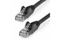 folie 1 von 3, vergrößern, 7m netzwerkkabel cat6 - lszh(weniger rauch, halogenfrei) - 10gbit 650mhz 100w poe rj45 u/utp lan-patch kabel - schwarz, etl zertifizierung, 24awg, installationskabel (n6lpatch7mbl) (n6lpatch7mbk)