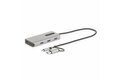 folie 1 von 7, vergrößern, usb-c multiport adapter mit usb-c zu usb-a dongle, usb c docking station 2x hdmi (4k30hz/1080p60hz), 3x usb-a 5gbps, mini dock, laptop dockingstation, 40cm kabel (167b-usbc-multiport)