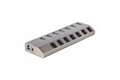 folie 1 von 5, vergrößern, 7-port usb 3.0 hub mit netzteil und individuellen ein/aus schaltern, usb-c/a 3.1 auf 7x usb-a, 5gbit/s usb splitter/verteiler mit eigener stromversorgung (5g7aibs-usb-hub-eu)