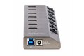 folie 4 von 5, vergrößern, 7-port usb 3.0 hub mit netzteil und individuellen ein/aus schaltern, usb-c/a 3.1 auf 7x usb-a, 5gbit/s usb splitter/verteiler mit eigener stromversorgung (5g7aibs-usb-hub-eu)