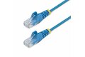 slide {0} of {1}, zoom in, 3m Slim LSZH CAT6 Ethernet Cable, 10 Gigabit Snagless RJ45 100W PoE Patch Cord, CAT 6 10GbE UTP Network Cable w/Strain Relief, Blue, Fluke Tested/ETL, Low Smoke Zero Halogen - Category 6 - 28AWG (N6PAT300CMBLS)