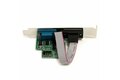folie 2 von 4, vergrößern, 61cm interner usb mainboard header auf seriell rs232 adapter - idc auf rs-232/db9 slotblech adapter (icusb232int2)