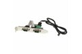 folie 1 von 4, vergrößern, 61cm interner usb mainboard header auf seriell rs232 adapter - idc auf rs-232/db9 slotblech adapter (icusb232int2)