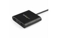 folie 3 von 4, vergrößern, usb 3.0 auf dual hdmi adapter - 1x 4k 30hz & 1x 1080p - externe video- und grafikkarte - usb-a auf hdmi dual monitor display adapter - unterstützt nur windows - schwarz (usb32hd2)