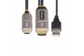 folie 6 von 9, vergrößern, 9,15m usb-c zu hdmi 2.0 aktives optisches kabel, 4k 60hz