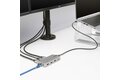 folie 7 von 9, vergrößern, usb-c multiport adapter, 3 monitor laptop dockingstation 2x 4k 60hz + 1x 4k 30hz hdmi & displayport, 3x usb-a, 100w pd, gbe, reisedock, tb3/tb4 dock, win & chromeos (117b-usbc-multiport)
