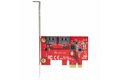folie 6 von 7, vergrößern, pcie sata controller karte - 2 port sata 3 erweiterungskarte/kontroller - 6gbit/s - voll/halb profil blende - pci express festplatten/ssd kontroller/adapter (2p6g-pcie-sata-card)
