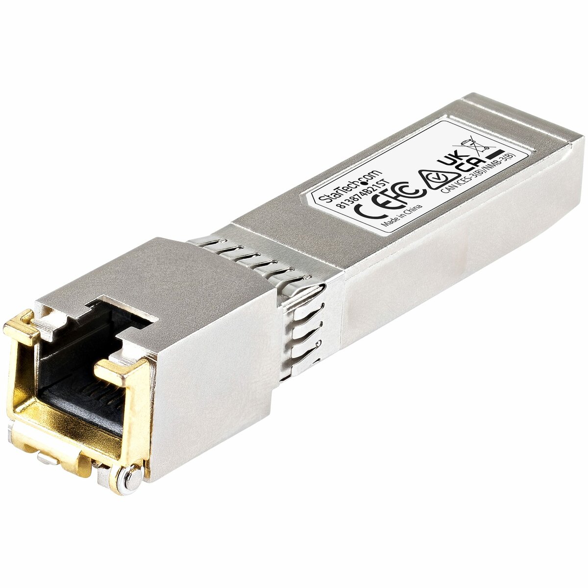 folie 1 von 7, vergrößern, hp 813874-b21 kompatibles sfp+ transceiver modul - 10gbase-t - msa konform - rj45 sfp+ modul - 10gbase-t - 30m mit cat6a (813874b21st)