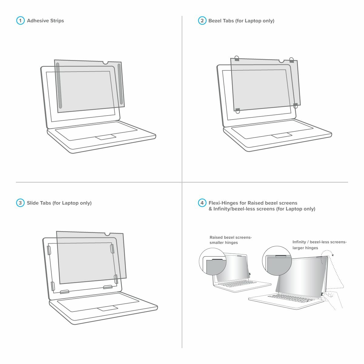 privacy screen setting dell laptop