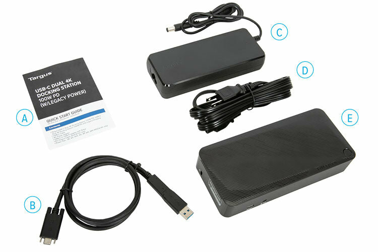 Targus Universal DV4K docking station USBC 3.2 Gen 2 / Thunderbolt