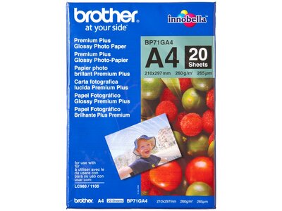 Papier photo brillant BP71GA4 A4 Brother original