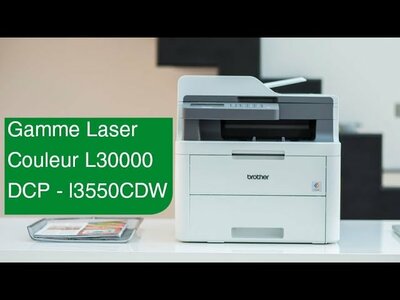 Brother - Imprimante Laser couleur Multifonction 3-en-1 DCP