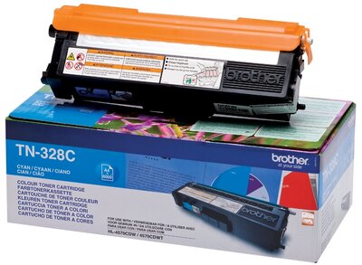 TN-328C - Cartouche de toner Brother originale – Cyan