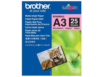 Original Brother BP60MA3 mat A3 inkjetpapir