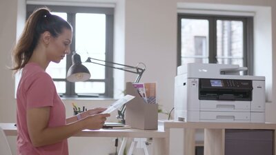 slide 1 of 6, zoom in, mfcj5740dw