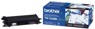 Original Brother TN135BK stor toner – sort
