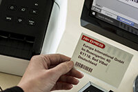 Print any size labels, in black and red