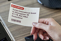 Black and red printing without ink