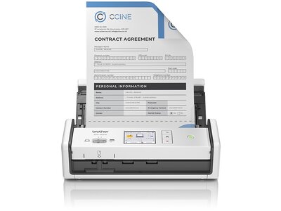 Brother Wireless Document Scanner, ADS-1700W, Fast hot Scan Speeds, Easy-to-Use, Ide