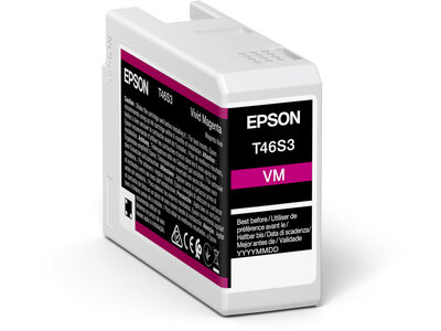 Epson UltraChrome Pro T46S3 - 25 ml - Magenta vif - original - réservoir d'encre - pour SureColor P706, SC-P700