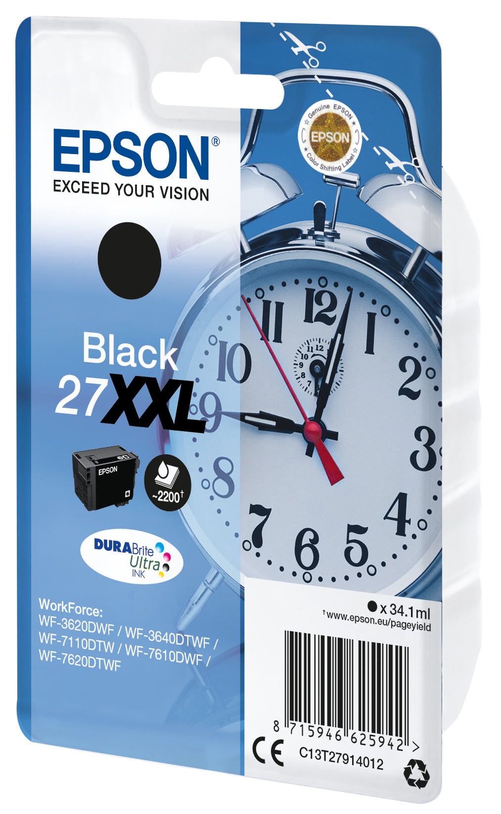 folie 6 von 8, vergrößern, singlepack black 27xxl durabrite ultra ink