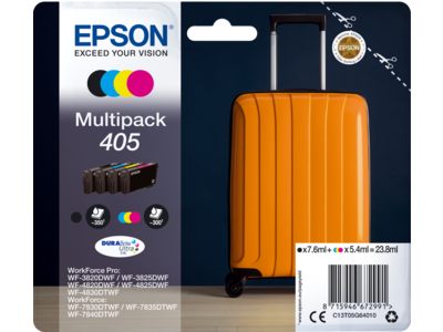 405 kuffert DURABrite Ultra multipakke 4-farve blæk