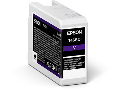 Epson UltraChrome Pro T46SD - 25 ml - violet - original - réservoir d'encre - pour SureColor P706, SC-P700