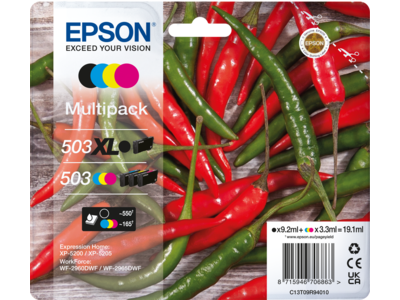 Multipack 4-colours 503 XL Black/Std. CMY