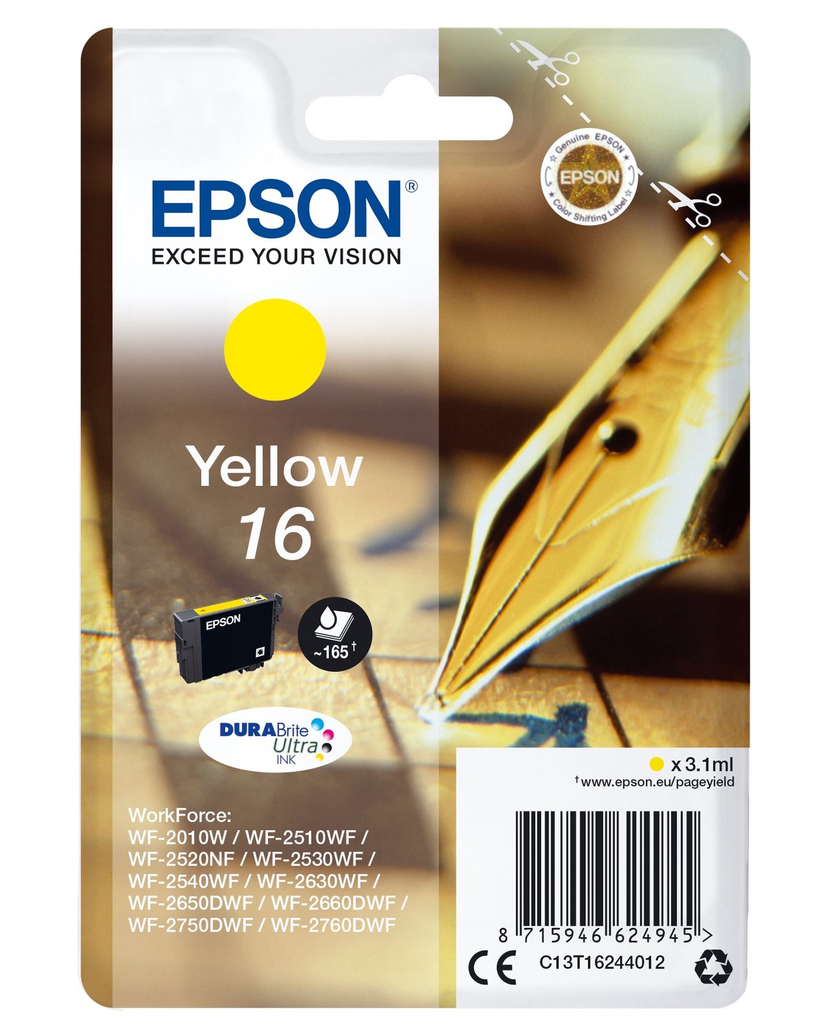 folie 1 von 8, vergrößern, singlepack yellow 16 durabrite ultra ink