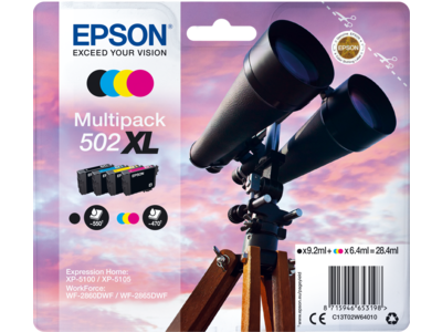 Multipack 4-colours 502XL Ink