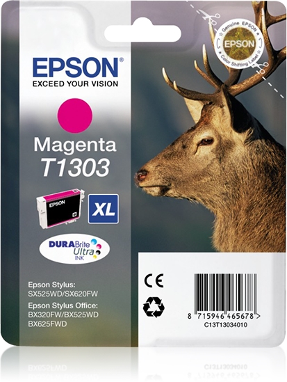 folie 1 von 1, vergrößern, singlepack magenta t1303 durabrite ultra ink