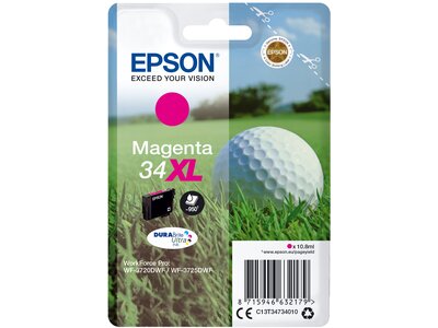 34XL golfbold DURABrite Ultra enkeltpakke magenta blæk