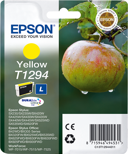 folie 1 von 2, vergrößern, singlepack yellow t1294 durabrite ultra ink