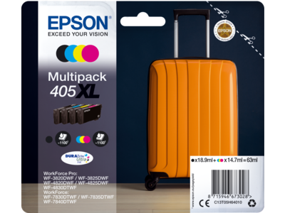 405XL kuffert DURABrite Ultra multipakke 4-farve blæk