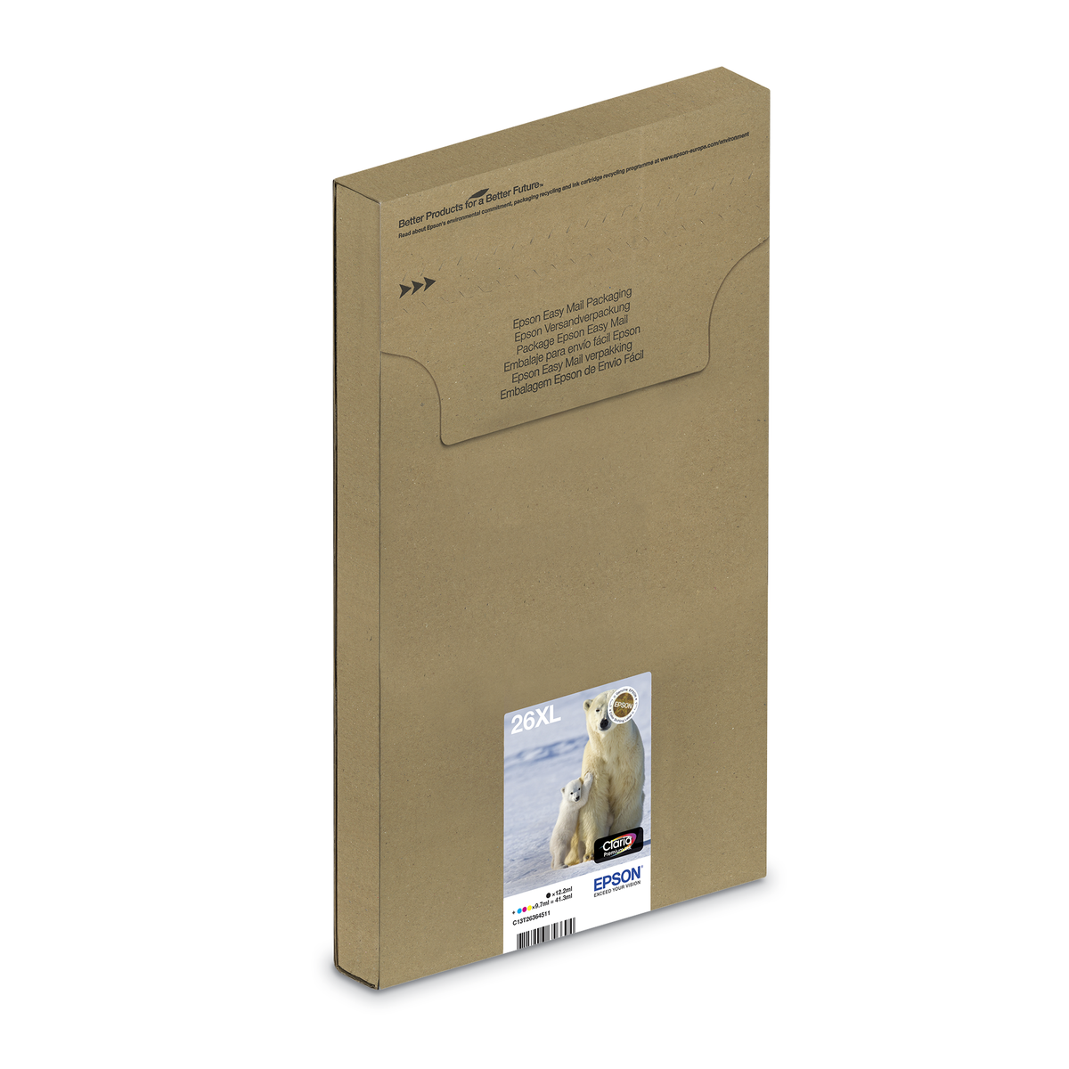 folie 1 von 11, vergrößern, 26xl eisbär claria premium multipack 4 farben easymail tinte