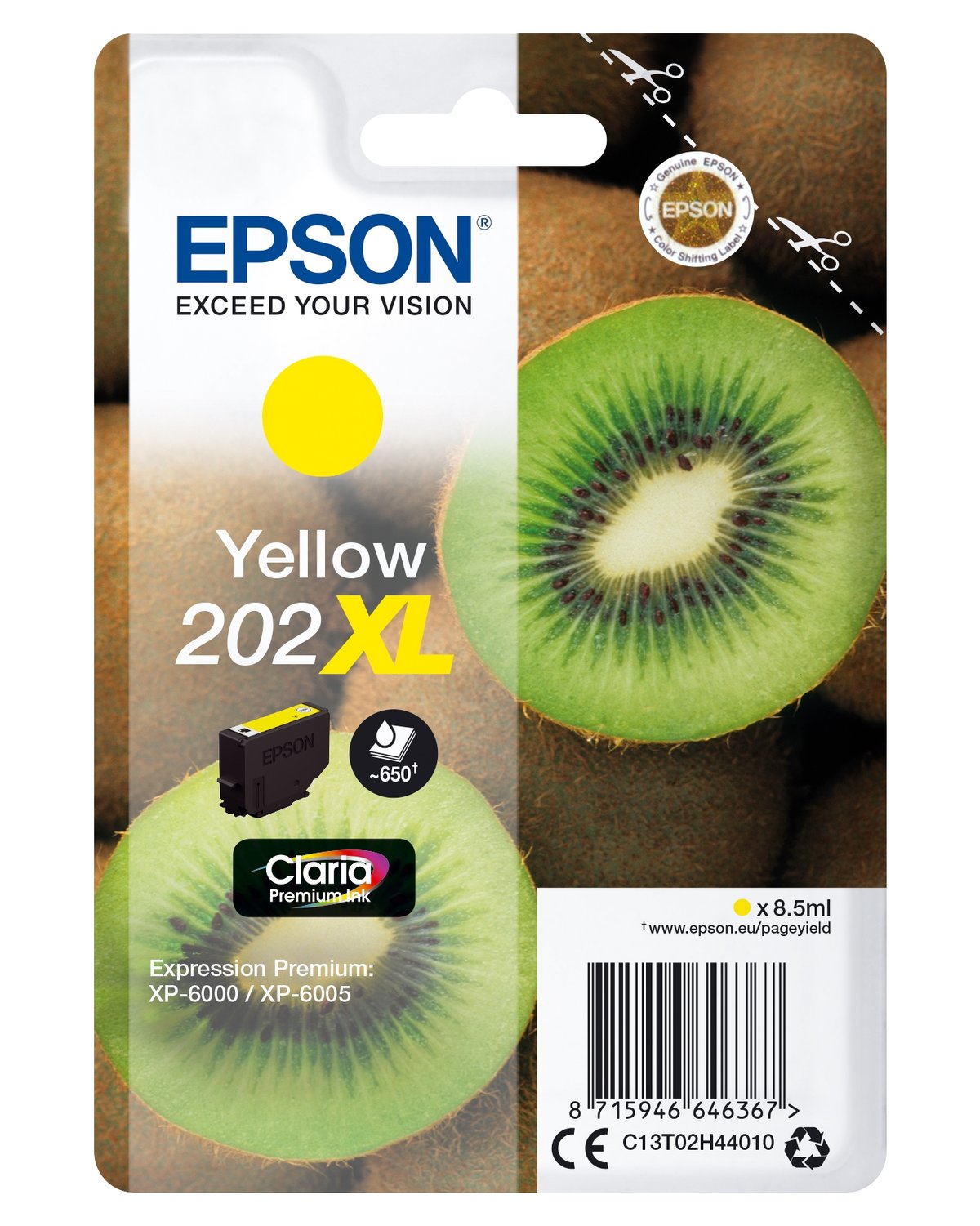 folie 1 von 8, vergrößern, singlepack yellow 202xl claria premium ink