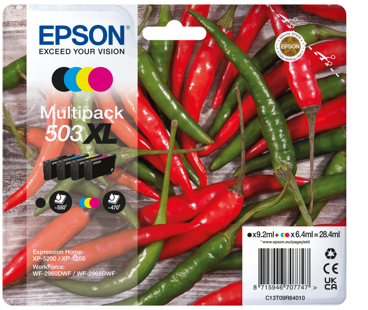 folie 2 von 8, vergrößern, multipack 4-colours 503xl ink