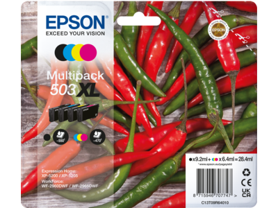 503XL chilier multipakke 4-farve blæk