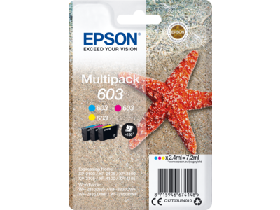 603 starfish multipakke 3-farve blæk