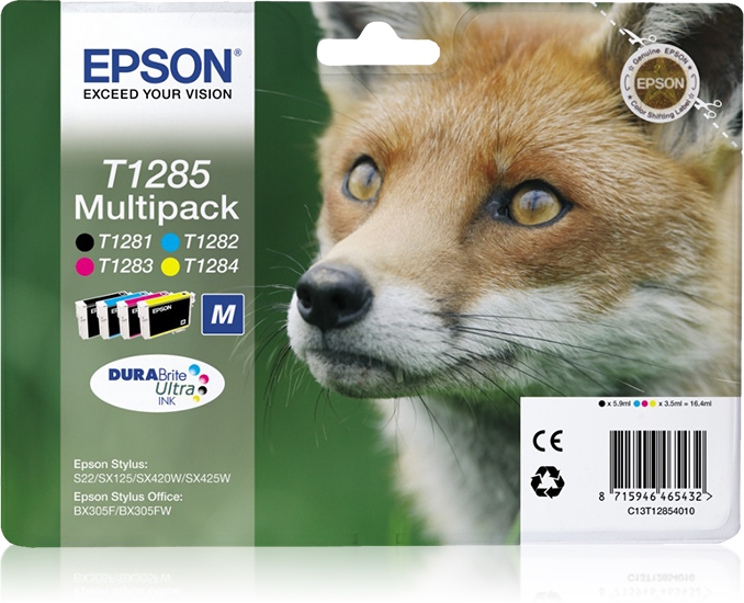 folie 1 von 2, vergrößern, multipack 4 farben t1285, durabrite ultra ink