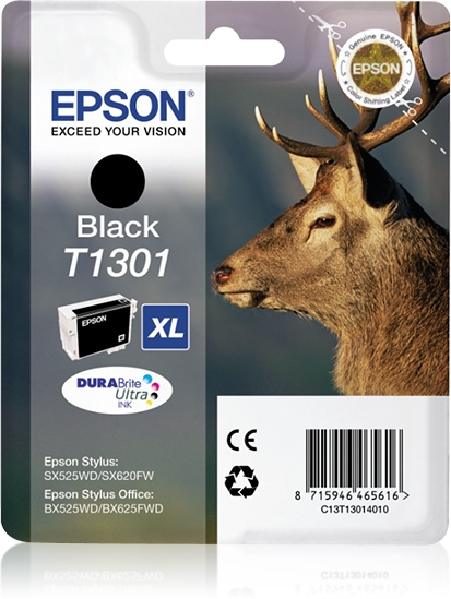 folie 1 von 1, vergrößern, singlepack black t1301 durabrite ultra ink