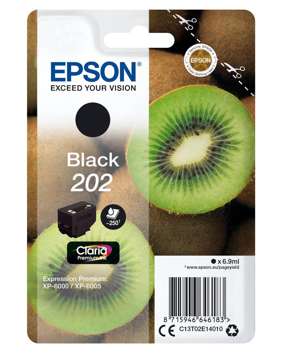 folie 1 von 8, vergrößern, singlepack black 202 claria premium ink