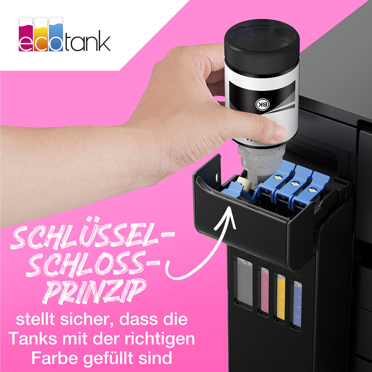 folie 7 von 8, vergrößern, 113 ecotank pigment black ink bottle