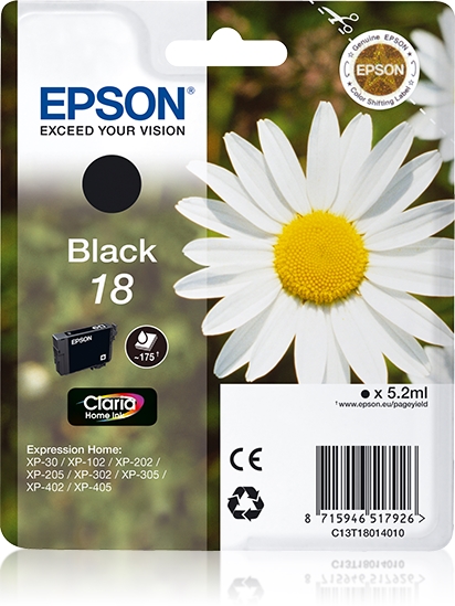 folie 1 von 3, vergrößern, singlepack black 18 claria home ink